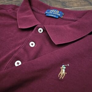 Polo Ralph Lauren Polo Shirt Mens 3XB Red Flesh Pony (See Measurements)